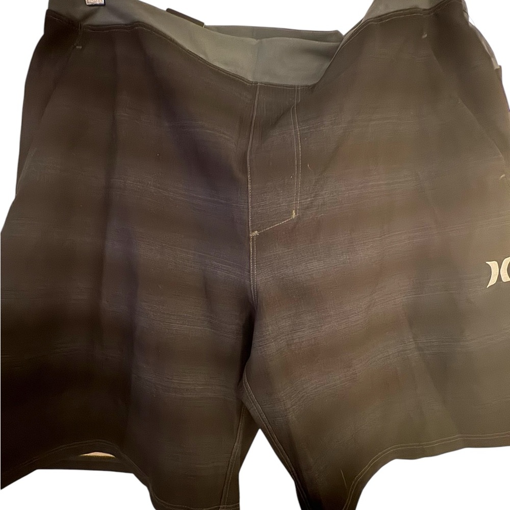 Hurley Black and Blue Board Shorts Athletic Swimwear
